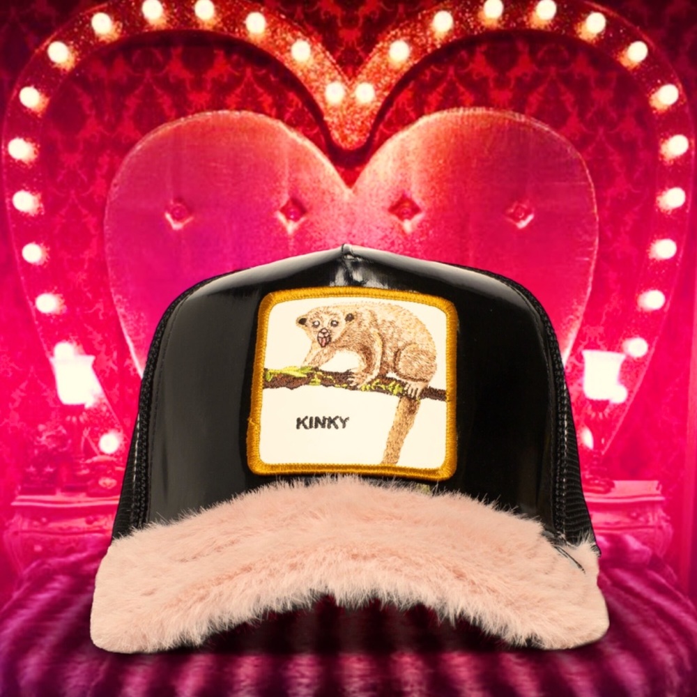 NIB Limited Edition Goorin Brothers “Kinky” Honey Bear Trucker Hat